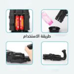 ⁦مسدس فقاعات صابون كهربائي للأطفال بتصميم مرح⁩ - الصورة ⁦4⁩