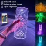 ⁦فواحة كريستال LED بإضاءة متغيرة الألوان تعمل بـ USB⁩ - الصورة ⁦3⁩