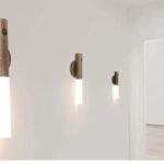 عرض قطعتين إضاءة LED ذكية USB بلون بني فاتح أنيق